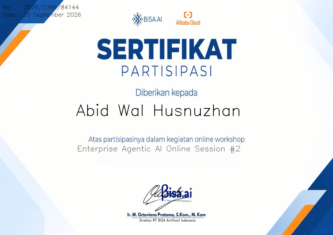 Enterprise Agentic AI Online Session